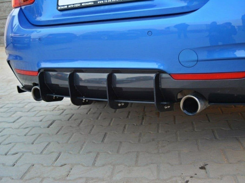 Maxton Rear Diffuser & Rear Side Splitters BMW 4 Coupe / Gran Coupe / Cabrio M-Pack F32 / F36 / F33 Maxton Rear Diffuser & Rear Side Splitters BMW 4 Coupe / Gran Coupe / Cabrio M-Pack F32 / F36 / F33