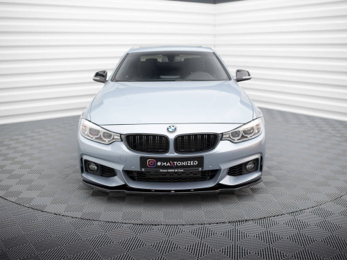 Maxton Front Splitter V.1 BMW 4 Coupe / Gran Coupe / Cabrio M-Pack F32 / F36 / F33 Maxton Front Splitter V.1 BMW 4 Coupe / Gran Coupe / Cabrio M-Pack F32 / F36 / F33