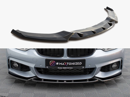 Maxton Front Splitter V.3 BMW 4 Coupe / Gran Coupe / Cabrio M-Pack F32 / F36 / F33
