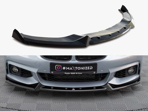 Maxton Front Splitter V.4 BMW 4 Coupe / Gran Coupe / Cabrio M-Pack F32 / F36 / F33
