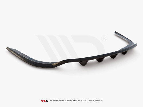 Maxton Central Rear Splitter (Vertical Bars) BMW 4 Gran Coupe F36