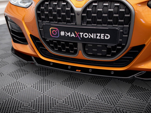Maxton Front Splitter V.4 BMW 4 M-Pack / M440i G22 / G23 Maxton Front Splitter V.4 BMW 4 M-Pack / M440i G22 / G23