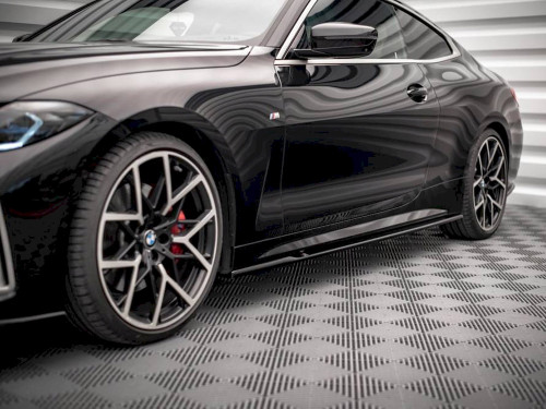 Maxton Side Skirts Diffusers V.1 BMW 4 M-Pack / M440i G22 / G23