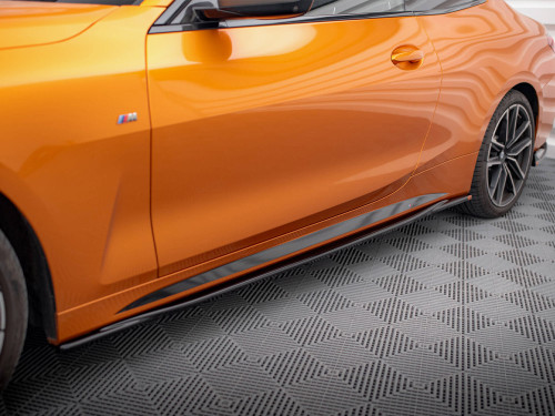 Maxton Side Skirts Diffusers V.3 BMW 4 M-Pack / M440i G22 / G23