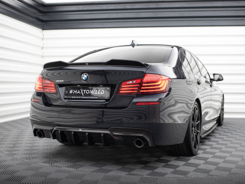 Maxton Rear Valance V.2 BMW 5 M-Pack F10 / F11 (Version with two single exhausts)