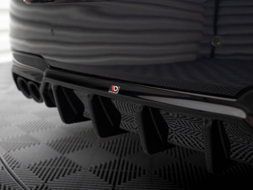 Maxton Rear Valance V.2 BMW 5 M-Pack F10 / F11 (Version with double exhaust on one side)