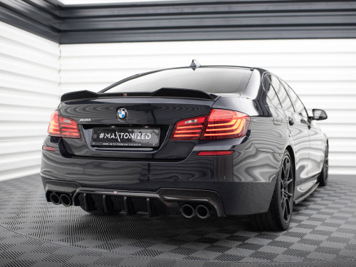 Maxton Rear Valance V.2 BMW 5 M-Pack F10 / F11 (Version with two double exhausts)