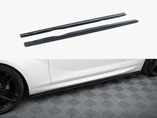 Maxton Side Skirts Diffusers BMW M6 / 6 M-Pack Coupe / Cabriolet F13 / F12