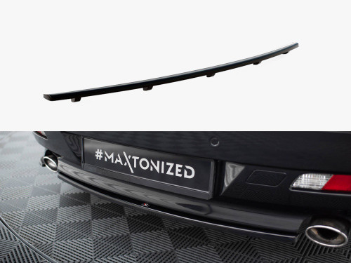 Maxton Central Rear Splitter (Vertical Bars) BMW 6 Coupe / Cabrio E63 / E64