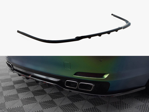 Maxton Central Rear Splitter (Vertical Bars) BMW 7 F01
