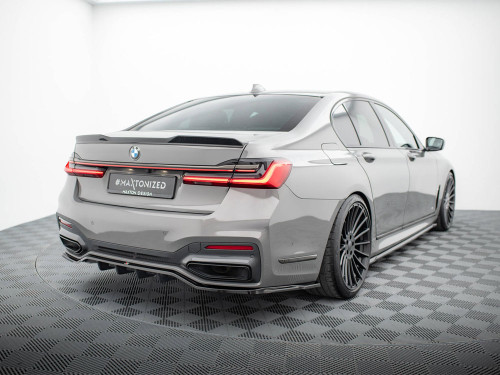 Maxton Rear Splitter (Vertical Bars) V.2 BMW 7 M-Pack G11 / G12 Facelift