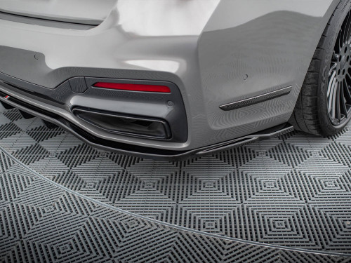 Maxton Rear Splitter (Vertical Bars) V.2 BMW 7 M-Pack G11 / G12 Facelift Maxton Rear Splitter (Vertical Bars) V.2 BMW 7 M-Pack G11 / G12 Facelift