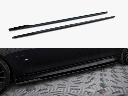 Maxton Side Skirts Diffusers V.2 BMW 7 Long M-Pack G12