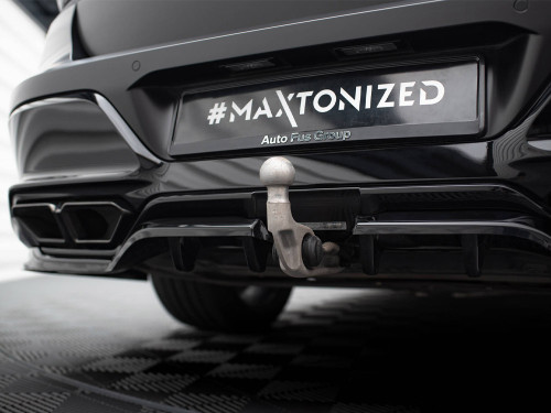 Maxton Central Rear Splitter (Vertical Bars) BMW M760e G70