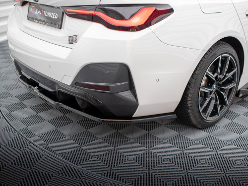 Maxton Central Rear Splitter (Vertical Bars) V.1 BMW i4 M-Pack G26 Maxton Central Rear Splitter (Vertical Bars) V.1 BMW i4 M-Pack G26