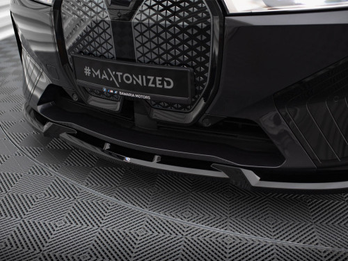 Maxton Front Splitter V.1 BMW iX M-Pack i20 Maxton Front Splitter V.1 BMW iX M-Pack i20