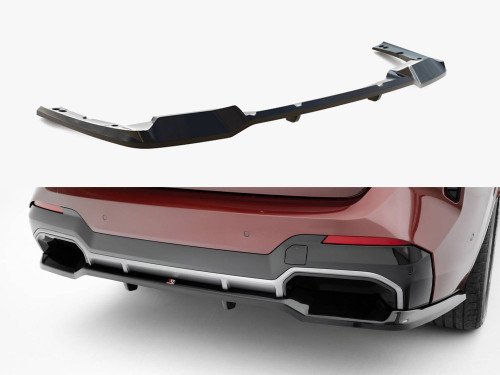 Maxton Rear Splitter (Vertical Bars) BMW iX3 M-Pack G08 Facelift