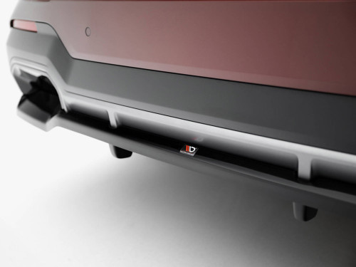 Maxton Rear Splitter (Vertical Bars) BMW iX3 M-Pack G08 Facelift Maxton Rear Splitter (Vertical Bars) BMW iX3 M-Pack G08 Facelift