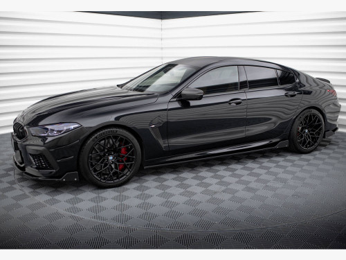 Maxton Side Skirts Diffusers V.1 + Flaps BMW M8 Gran Coupe F93 / 8 Gran Coupe M-Pack G16