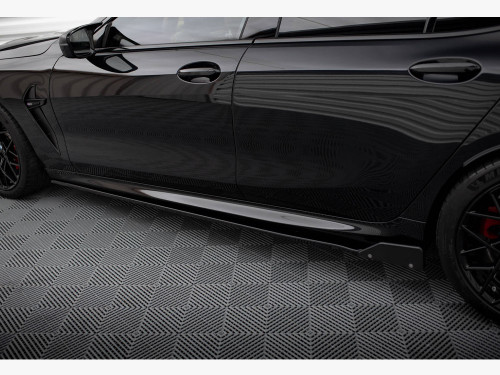 Maxton Side Skirts Diffusers V.1 + Flaps BMW M8 Gran Coupe F93 / 8 Gran Coupe M-Pack G16 Maxton Side Skirts Diffusers V.1 + Flaps BMW M8 Gran Coupe F93 / 8 Gran Coupe M-Pack G16
