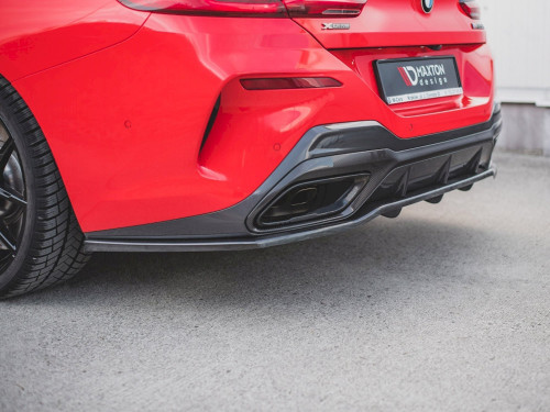 Maxton Central Rear Splitter (Vertical Bars) BMW 8 Coupe M-Pack G15