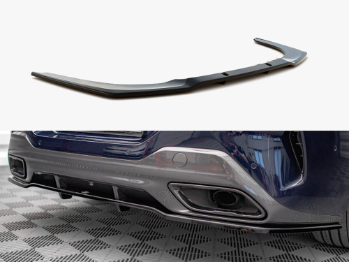 Maxton Central Rear Splitter (Vertical Bars) BMW 8 Gran Coupe M-Pack G16