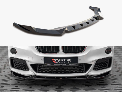 Maxton Front Splitter V.2 Bmw X1 M-pack F48 (2015-2019)