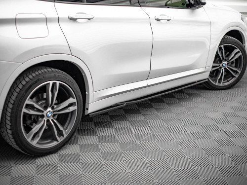 Maxton Side Skirts Diffusers Bmw X1 M-pack F48 (2015-2019) Maxton Side Skirts Diffusers Bmw X1 M-pack F48 (2015-2019)