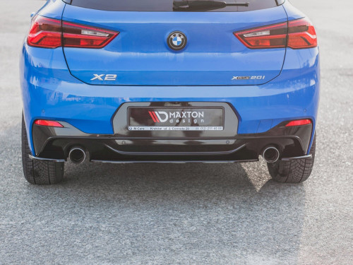 Maxton Central Rear Splitter BMW X2 F39 M Sport