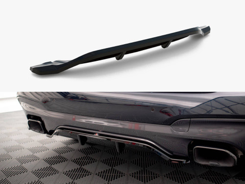 Maxton Central Rear Splitter (Vertical Bars) BMW X3 M40i / M40d G01