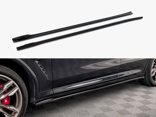 Maxton Side Skirts Diffusers V.2 BMW X3 M40d / M40i / M-Pack G01