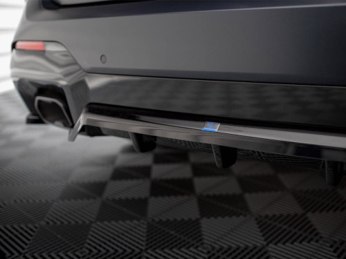 Maxton Central Rear Splitter (Vertical Bars) BMW X3 M-Pack G01 Facelift Maxton Central Rear Splitter (Vertical Bars) BMW X3 M-Pack G01 Facelift