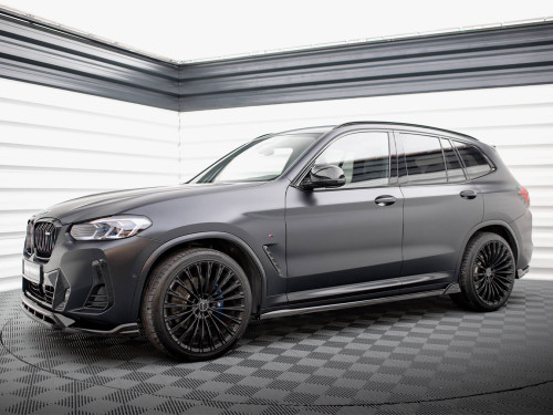 Maxton Side Skirts Diffusers BMW X3 M-Pack G01 Facelift