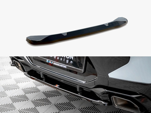 Maxton Central Rear Splitter BMW X4 M-Pack G02 Facelift