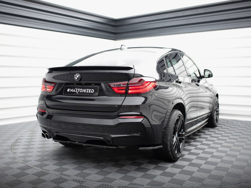 Maxton Central Rear Splitter (Vertical Bars) BMW X4 M-Pack