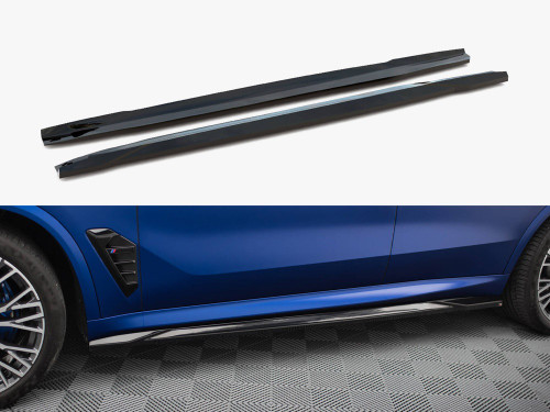 Maxton Side Skirts Diffusers V.1 BMW X5 M-Pack G05 Facelift
