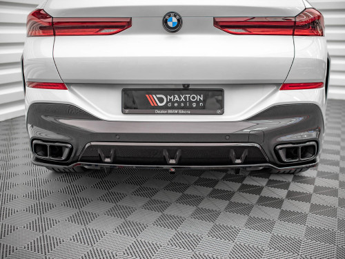 Maxton Central Rear Splitter (Vertical Bars) V.1 BMW X6 M-Pack G06 Maxton Central Rear Splitter (Vertical Bars) V.1 BMW X6 M-Pack G06