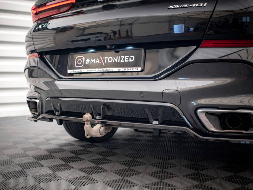 Maxton Central Rear Splitter (Vertical Bars) V.3 BMW X6 M-Pack G06 Maxton Central Rear Splitter (Vertical Bars) V.3 BMW X6 M-Pack G06