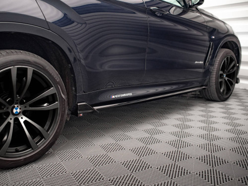 Maxton Side Skirts Diffusers V.2 BMW X6 M Sport F16