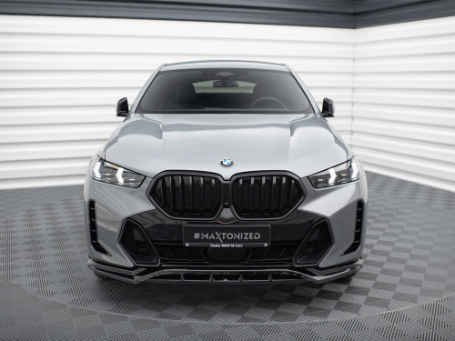 Maxton Front Splitter V.1 BMW X6 M-Pack G06 Facelift Maxton Front Splitter V.1 BMW X6 M-Pack G06 Facelift