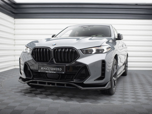 Maxton Front Splitter V.2 BMW X6 M-Pack G06 Facelift