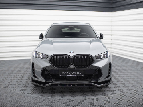 Maxton Front Splitter V.2 BMW X6 M-Pack G06 Facelift Maxton Front Splitter V.2 BMW X6 M-Pack G06 Facelift