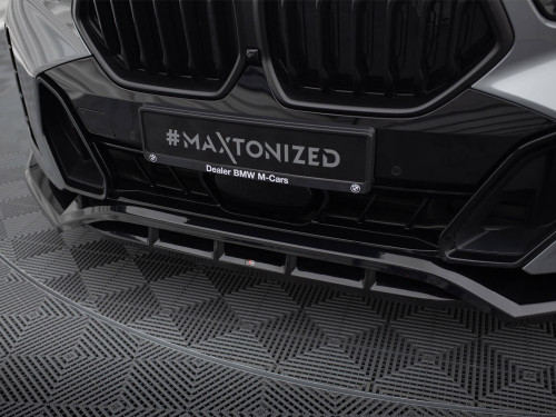 Maxton Front Splitter V.2 BMW X6 M-Pack G06 Facelift Maxton Front Splitter V.2 BMW X6 M-Pack G06 Facelift