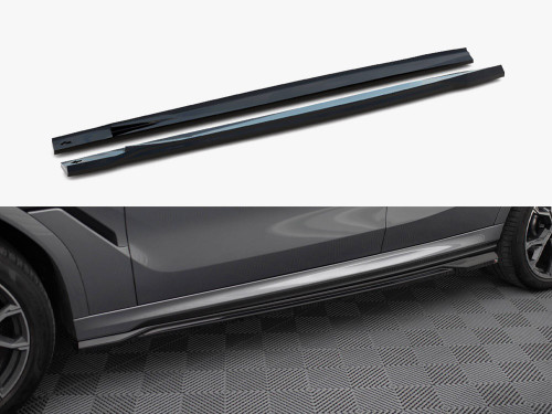 Maxton Side Skirts Diffusers V.1 BMW X6 M-Pack G06 Facelift
