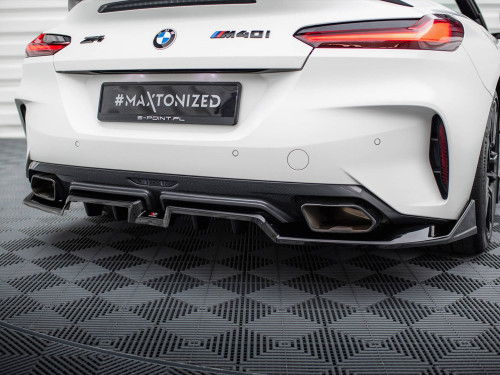 Maxton Central Rear Splitter (Vertical Bars) BMW Z4 M40i G29 Maxton Central Rear Splitter (Vertical Bars) BMW Z4 M40i G29