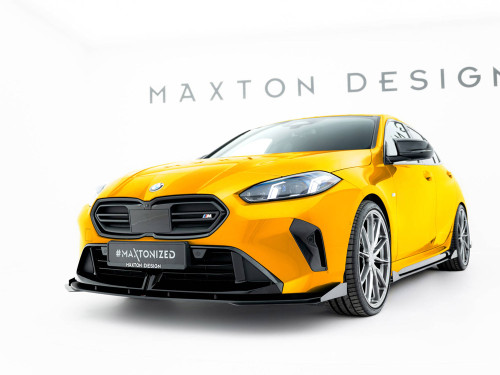 Maxton Street PRO Front Splitter + Flaps BMW 1 M-Pack F70