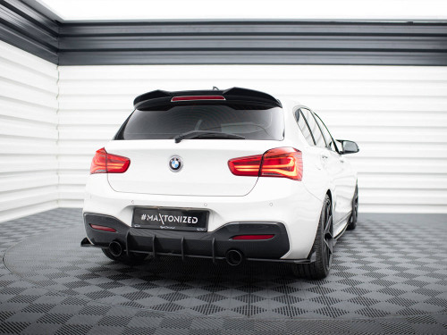 Maxton Street PRO Rear Side Splitters V.2 + Flaps BMW 1 F20 M140i