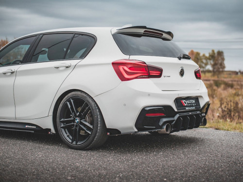 Maxton Street PRO Rear Side Splitters V.3 + Flaps BMW 1 F20 M140i