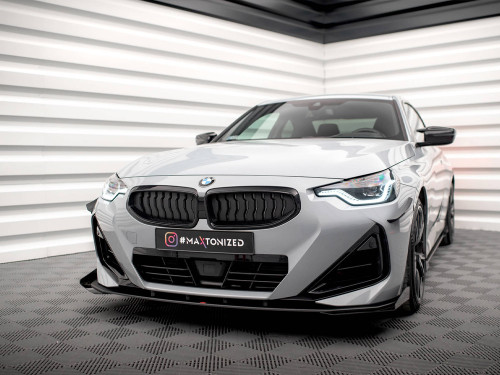 Maxton Street PRO Front Splitter + Flaps BMW 2 Coupe M-Pack / M240i G42