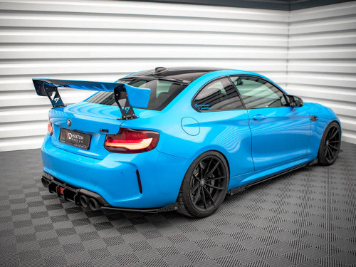 Maxton Street PRO Rear Side Splitters (+flaps) Bmw M2 F87 (2016-2020)